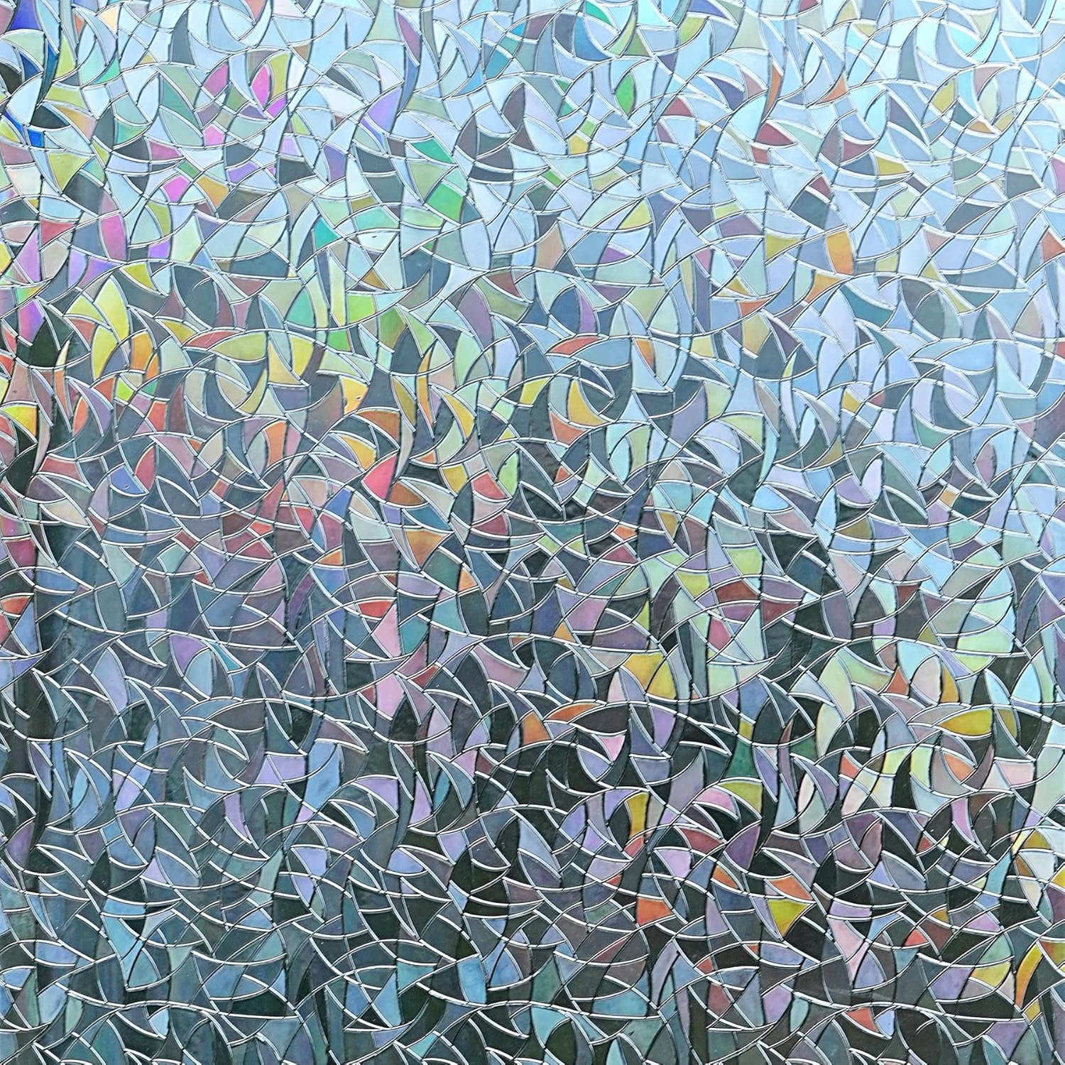 Tinted Window Film - Rainbow Window Cling Privacy Film Static