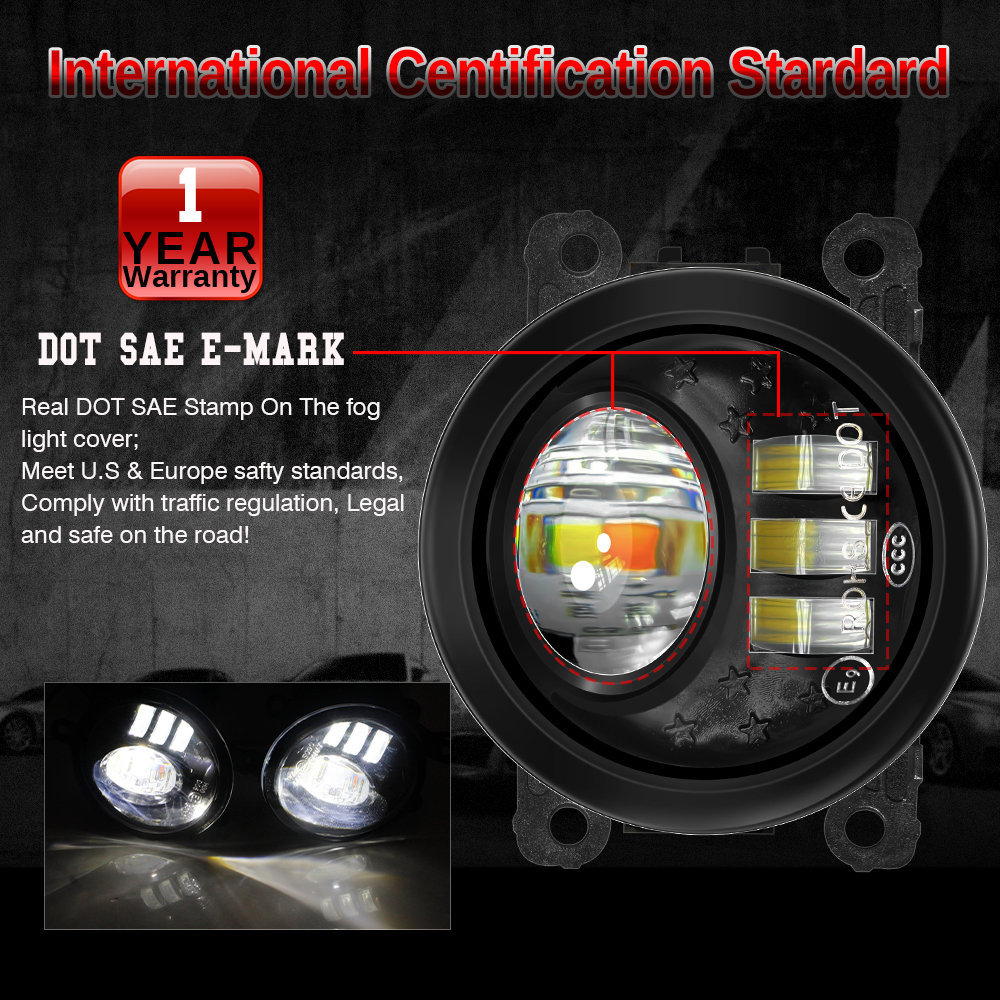 2 Pieces 60W Car Front Bumper  - Car Accessories Xl6 recensie en prijs