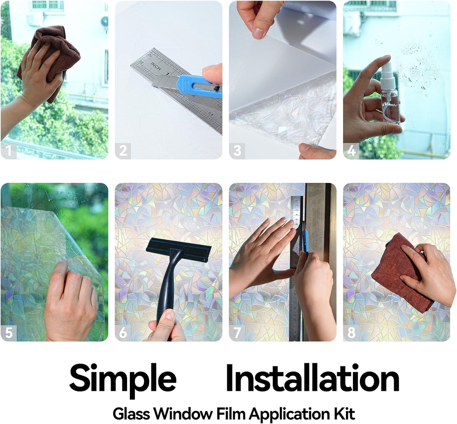 Rainbow Window Cling Privacy F - Tinted Window Film recensie en prijs
