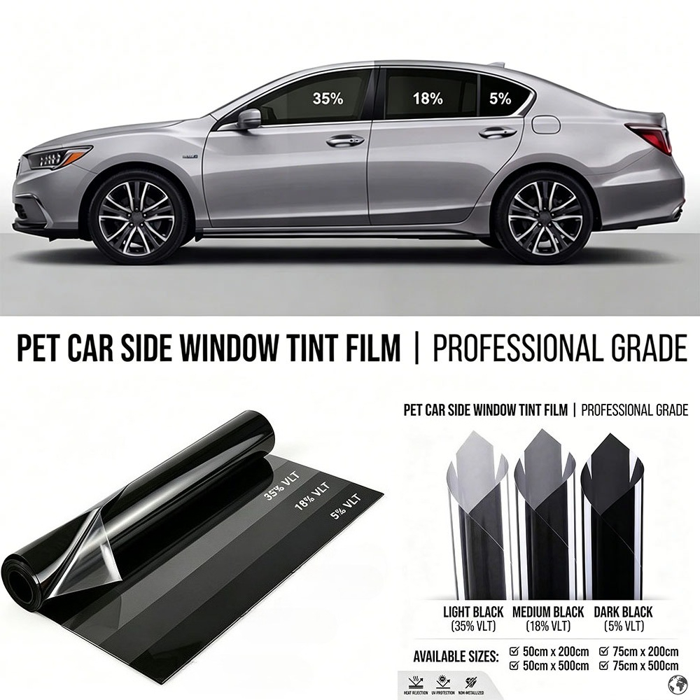 2m/5m 5/18/35 Percent VLT Car  - Tinted Window Film recensie en prijs