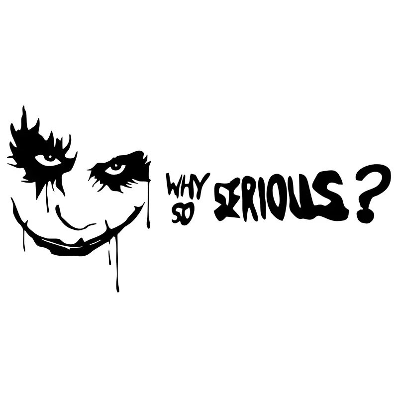 Why So Serious Funny Car Stick - Car Accessories Joker recensie en prijs