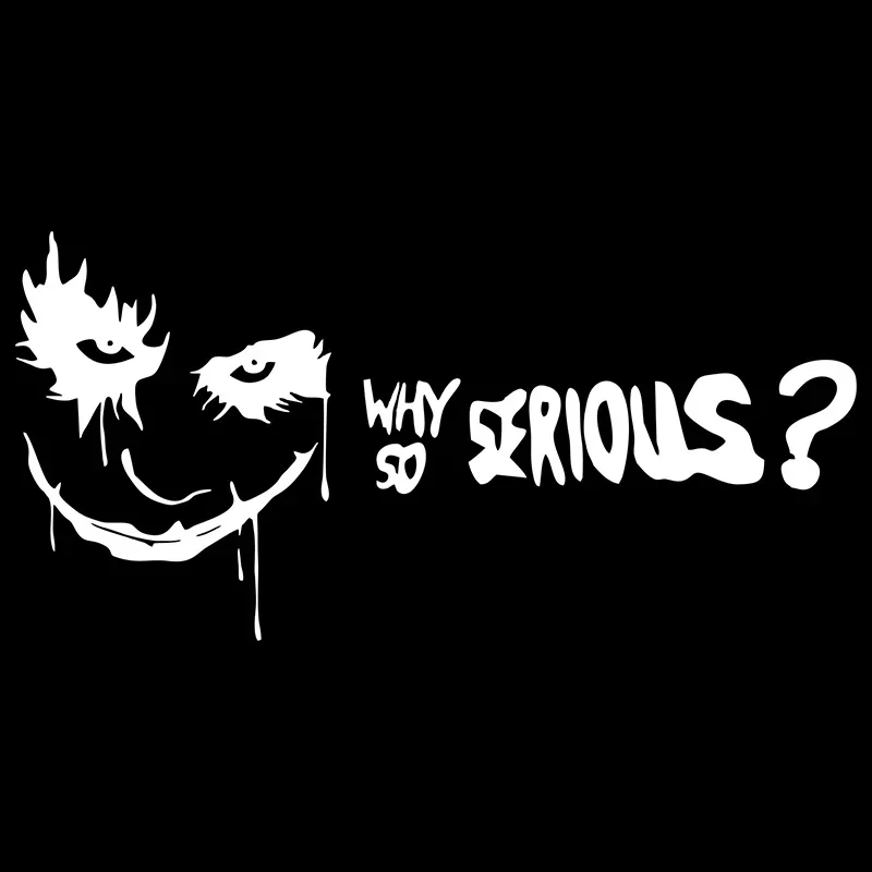 Why So Serious Funny Car Stick - Car Accessories Joker recensie en prijs