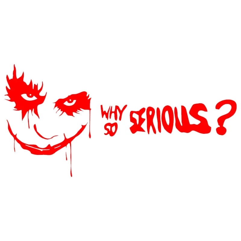 Why So Serious Funny Car Stick - Car Accessories Joker recensie en prijs