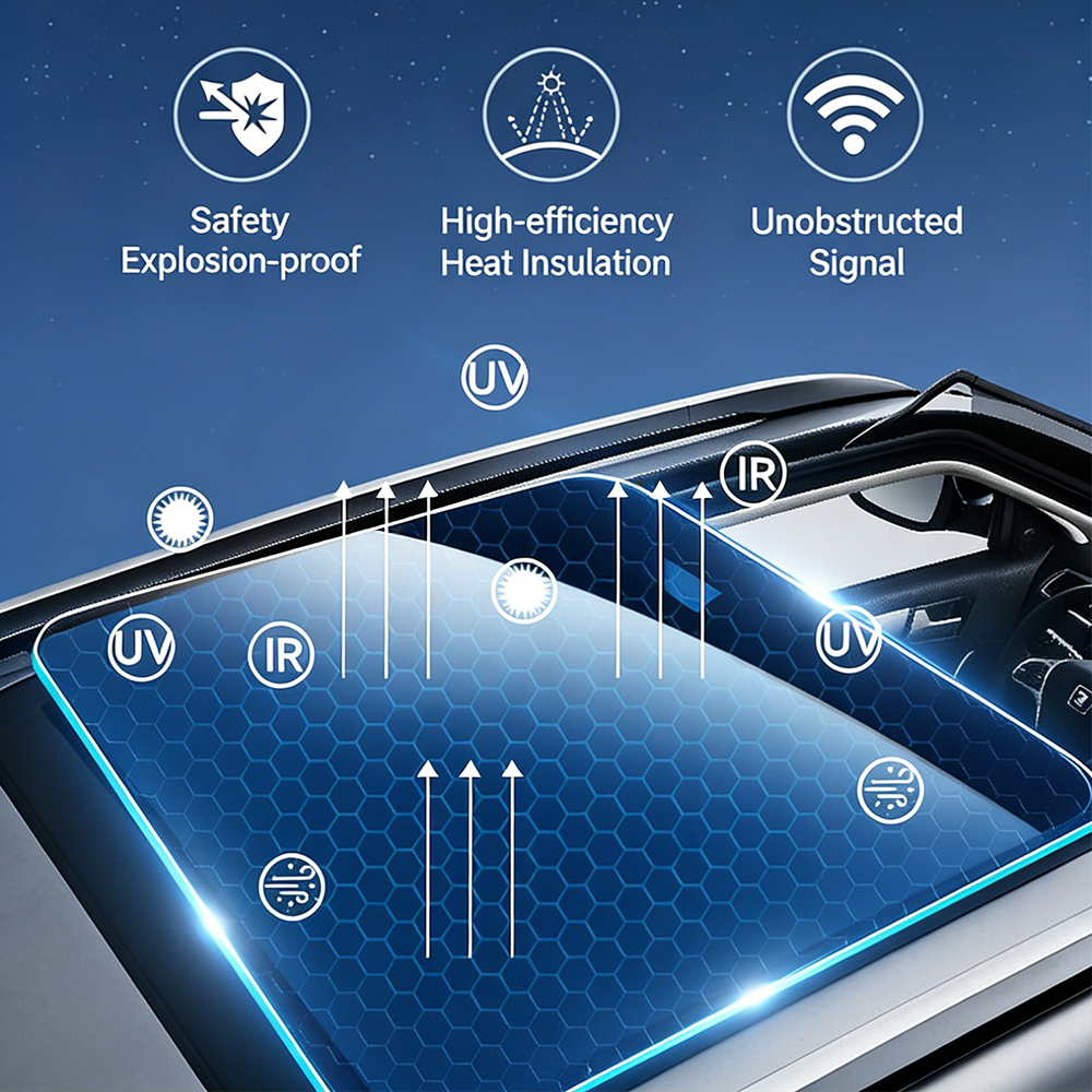 TPH Car Sunroof Ice Film Heat  - Tinted Window Film recensie en prijs