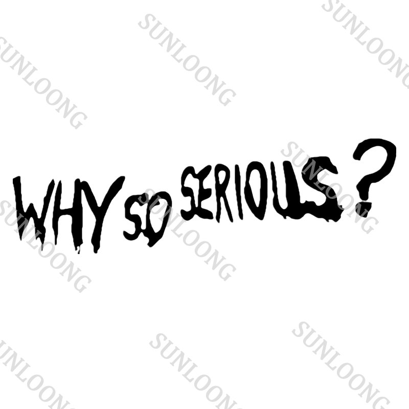 Personalized Why So Serious Ca - Car Accessories Joker recensie en prijs