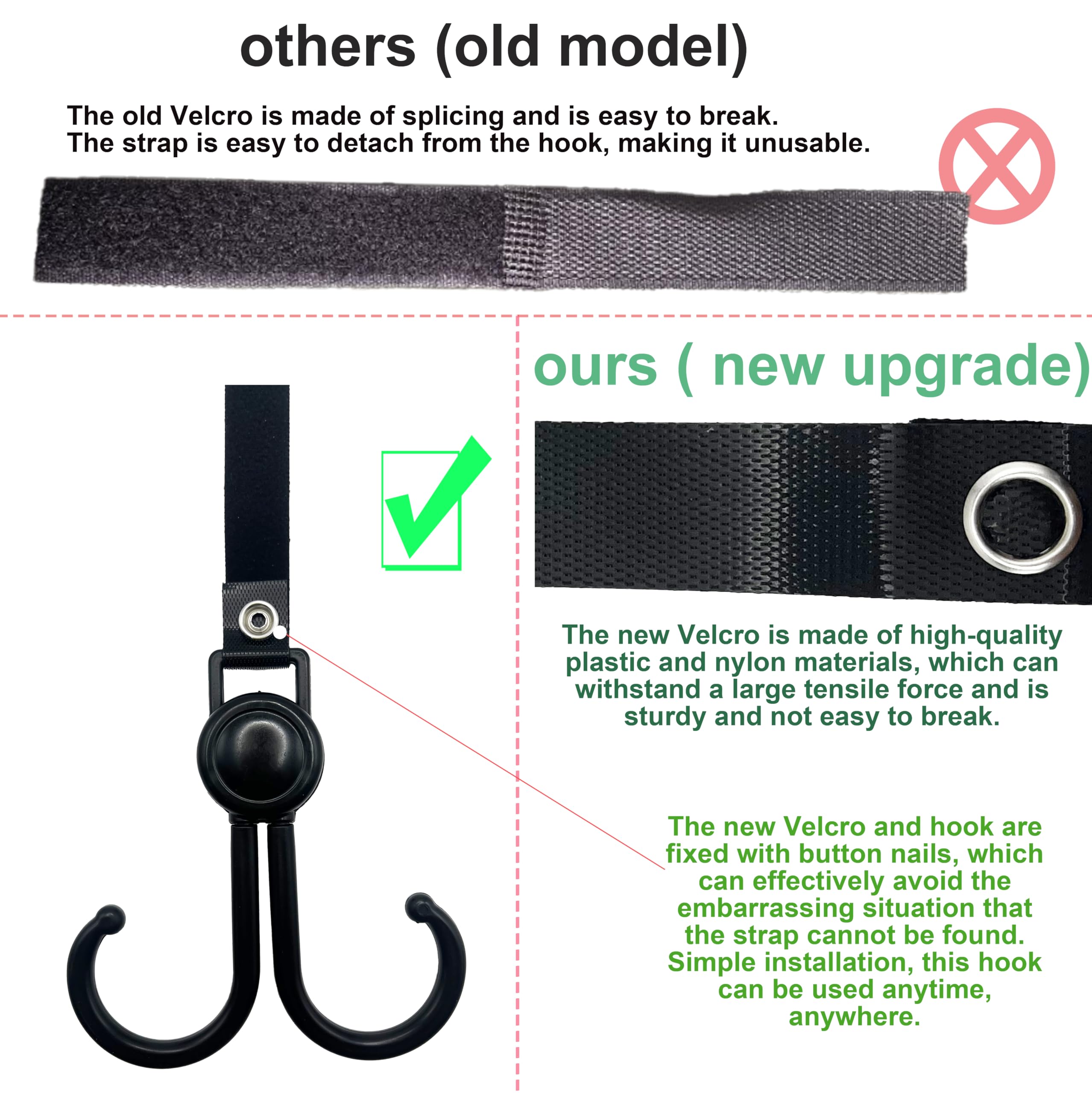 2PCS Hooks for Stroller Car Sh - Car Accessories Shop recensie en prijs