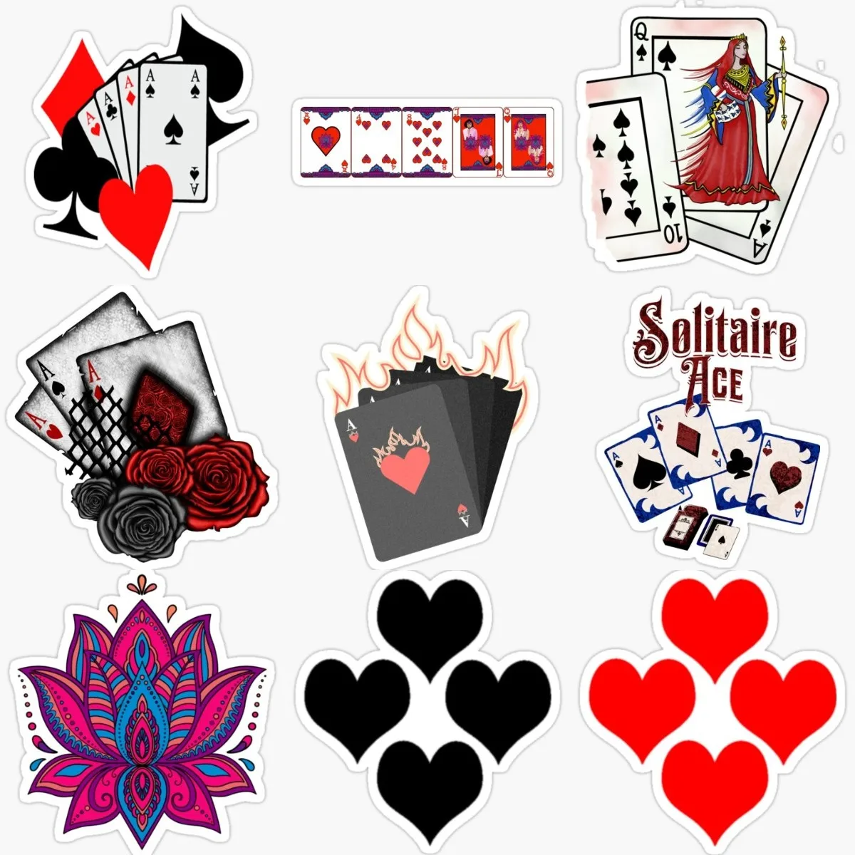 Playing Card Spade Club Heart  - Car Accessories Joker recensie en prijs