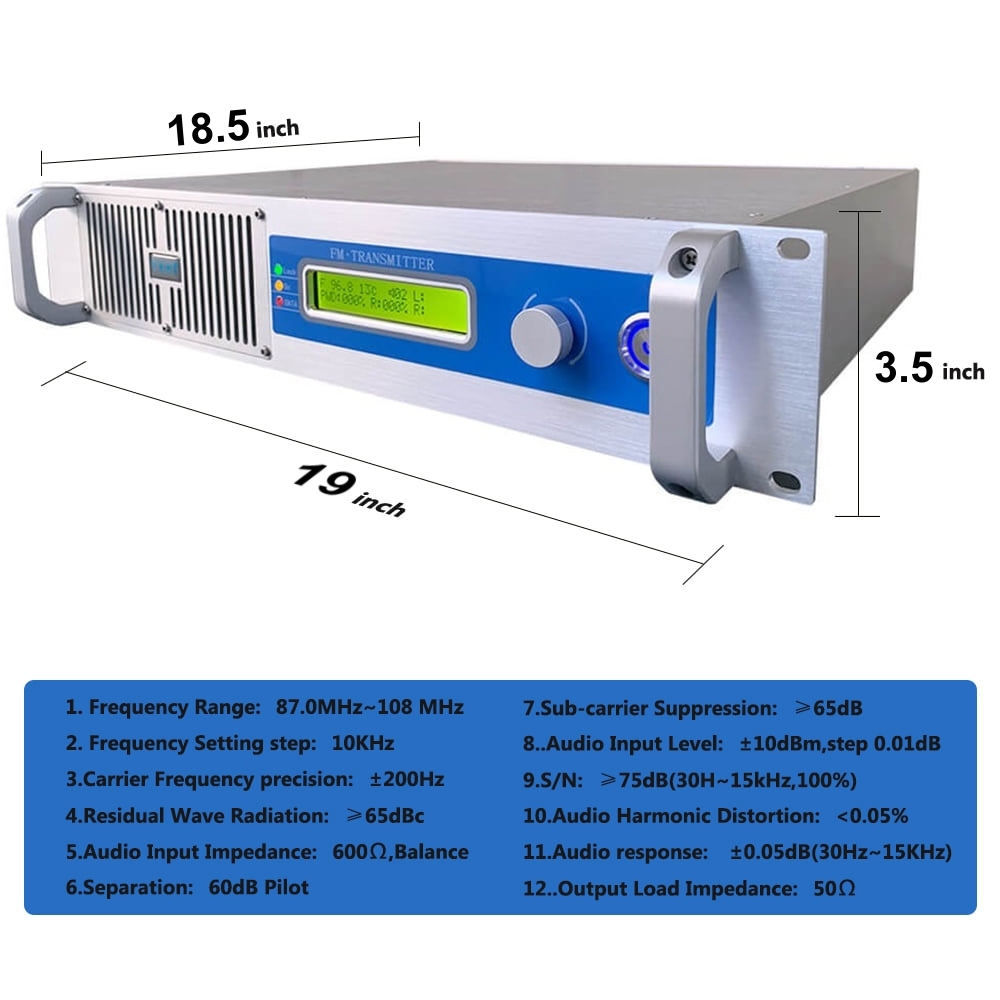 110V & 220V Supported YXHT-800 - Fm Transmitter recensie en prijs
