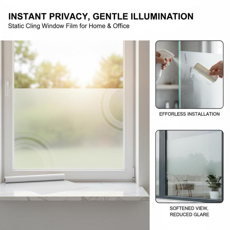 Frosted Window Cover 23.6 in x - Tinted Window Film recensie en prijs