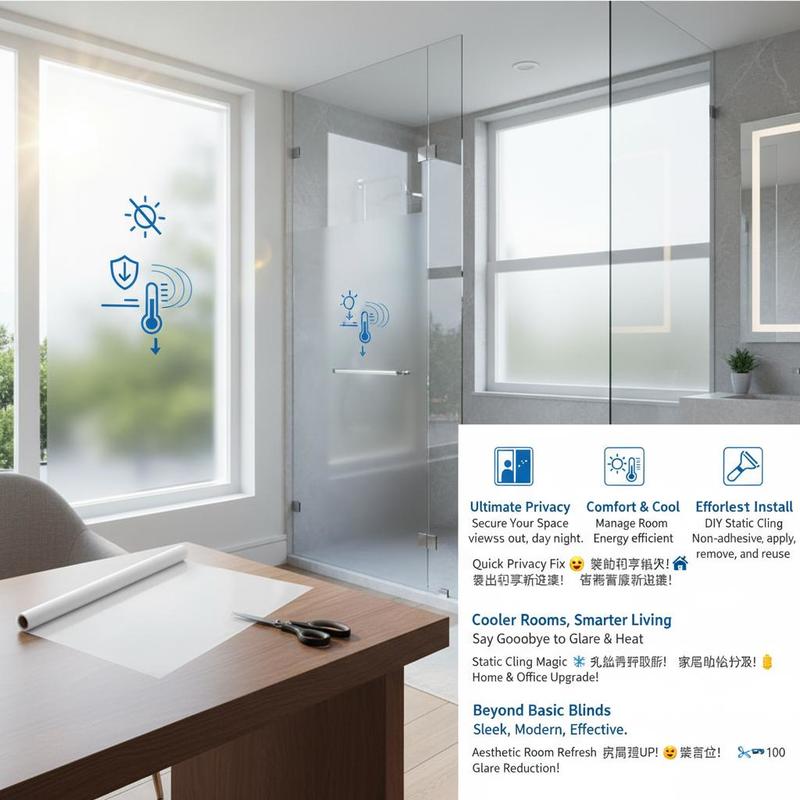 Frosted Window Cover 23.6 in x - Tinted Window Film recensie en prijs
