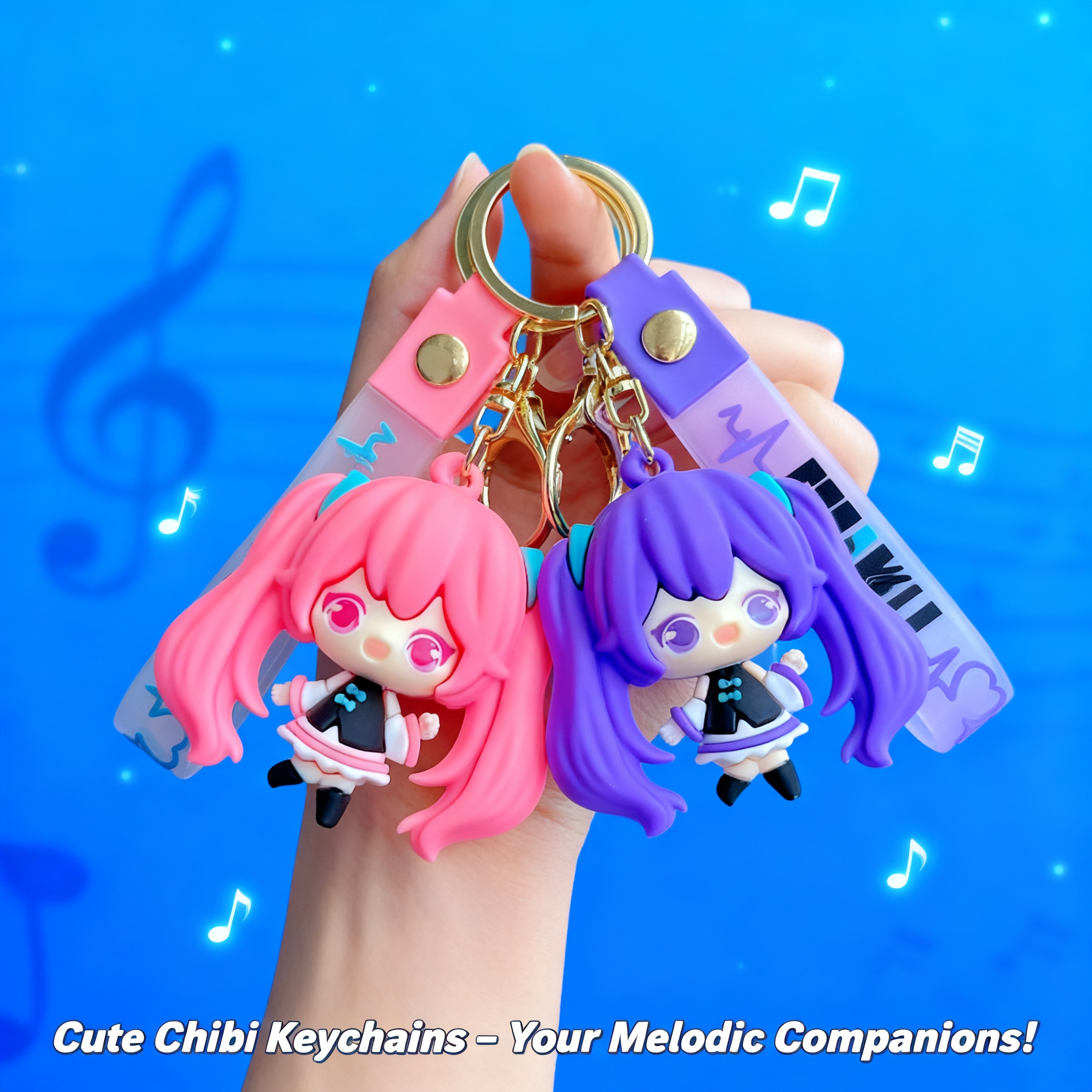 Anime Hatsune Miku Keychain Pe - Car Accessories Wholesale recensie en prijs