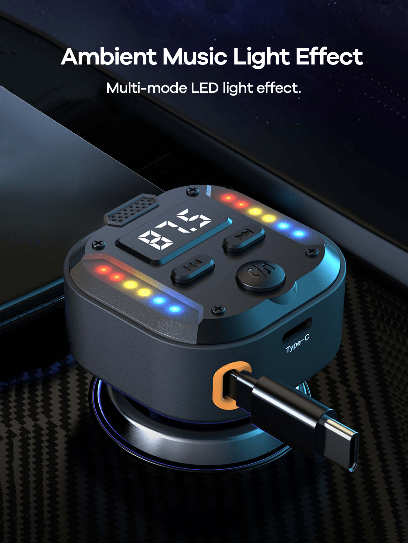 USB C Bluetooth Car Adapter Wi - Fm Transmitter recensie en prijs
