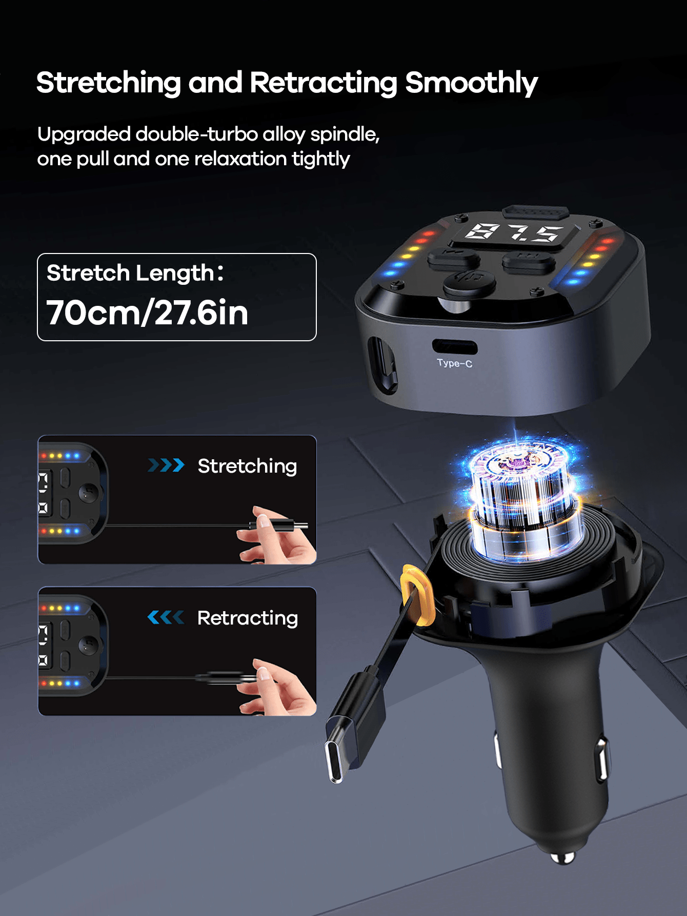 USB C Bluetooth Car Adapter Wi - Fm Transmitter recensie en prijs