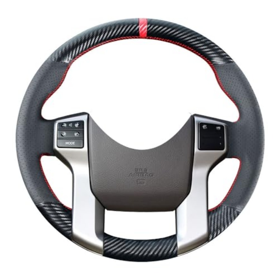 DIY Stitching Carbon Fiber Ste - Steering Wheel Cover recensie en prijs