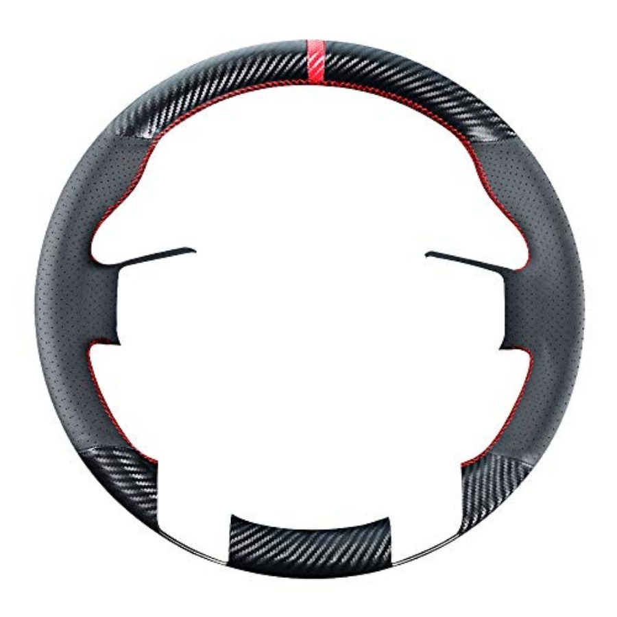 DIY Stitching Carbon Fiber Ste - Steering Wheel Cover recensie en prijs