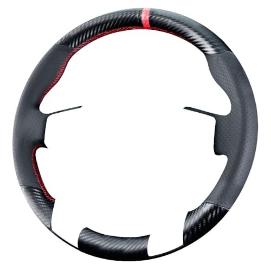 DIY Stitching Carbon Fiber Ste - Steering Wheel Cover recensie en prijs