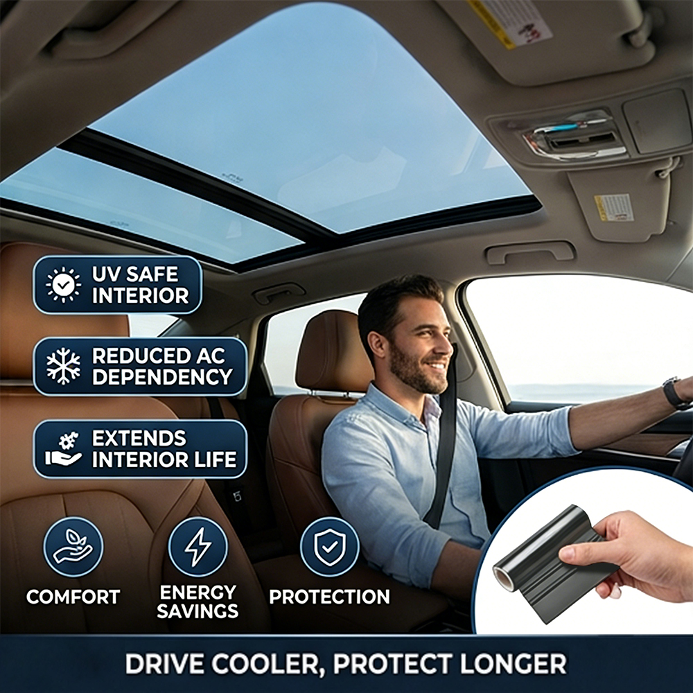 7.5mil TPH Car Sunroof Ice Arm - Tinted Window Film recensie en prijs