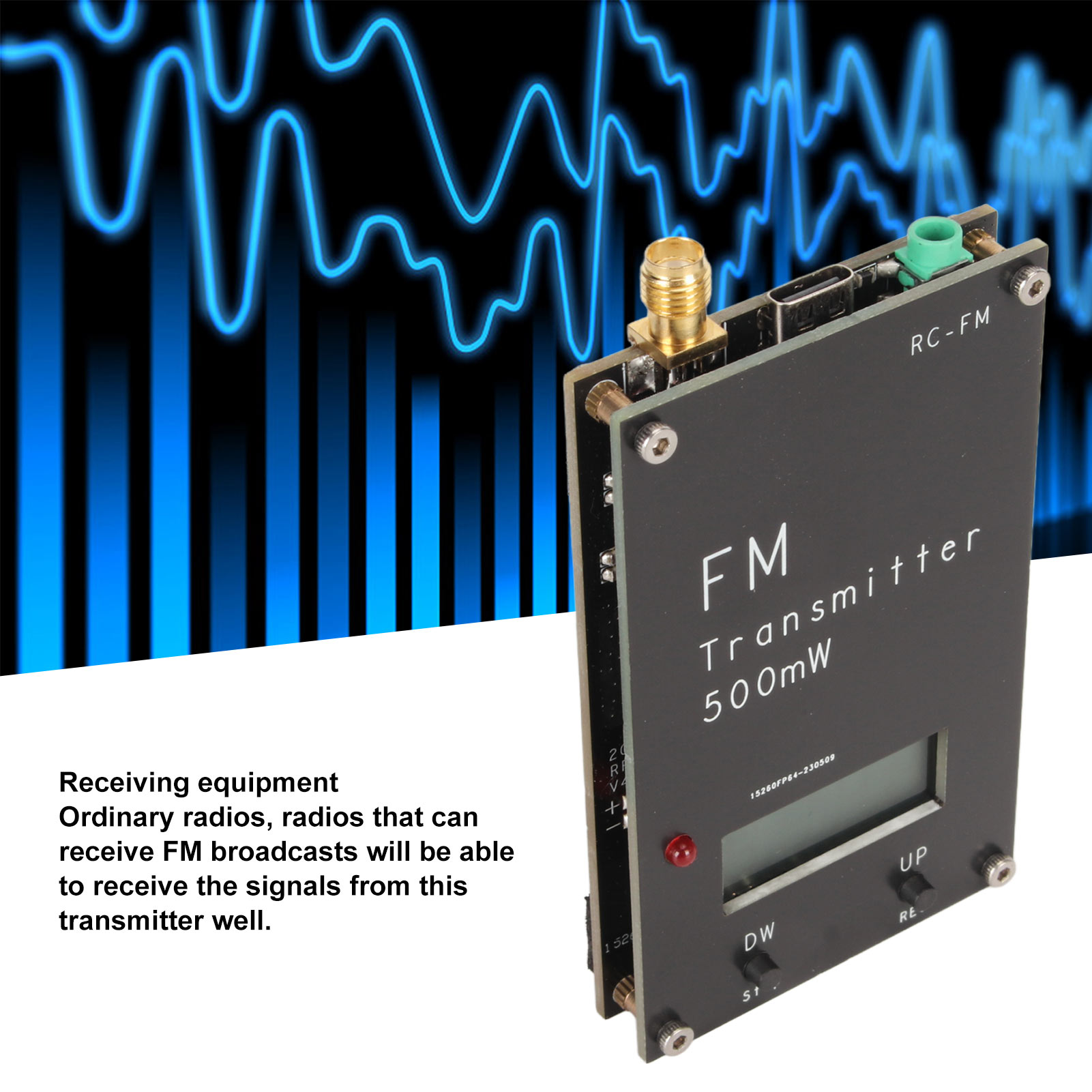 500mW FM Transmitter with LCD  - Fm Transmitter recensie en prijs