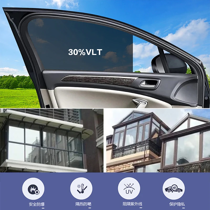 50cmx3m Car Window Privacy Tin - Tinted Window Film recensie en prijs