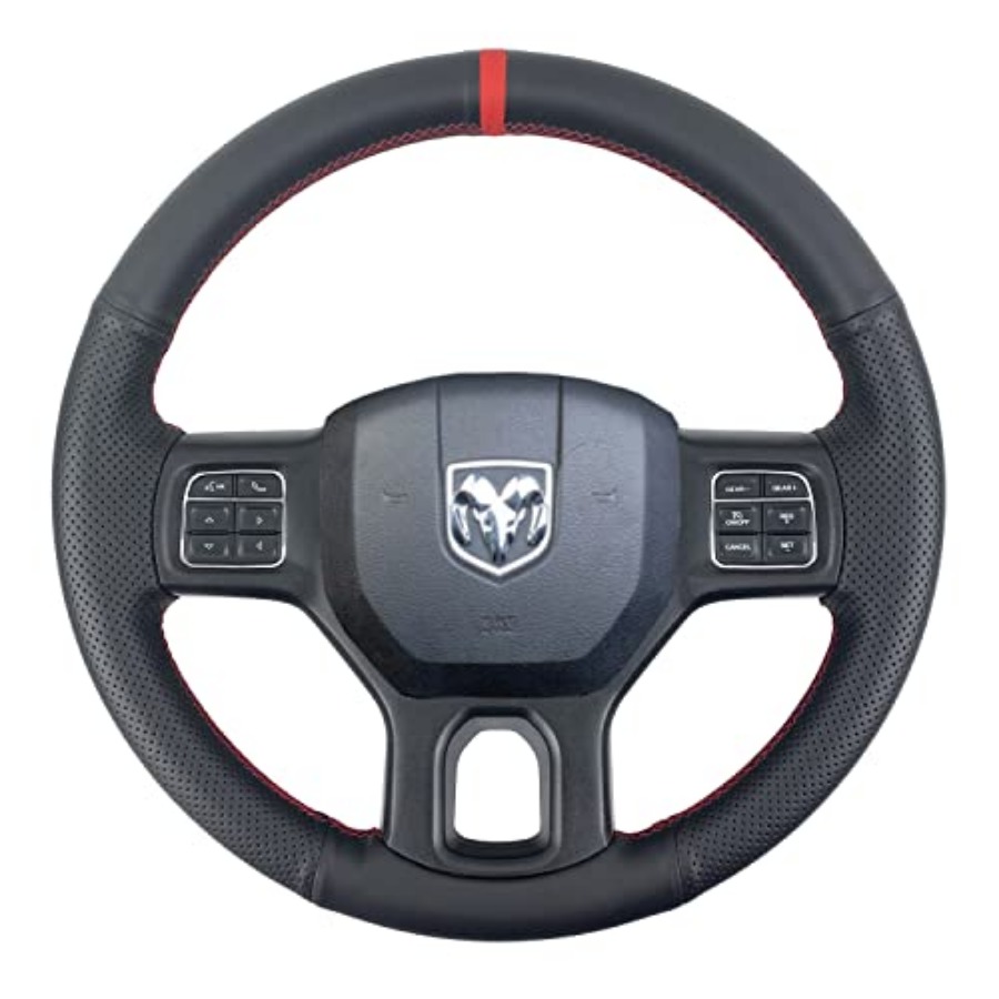Black Side Perforated Leather  - Steering Wheel Cover recensie en prijs