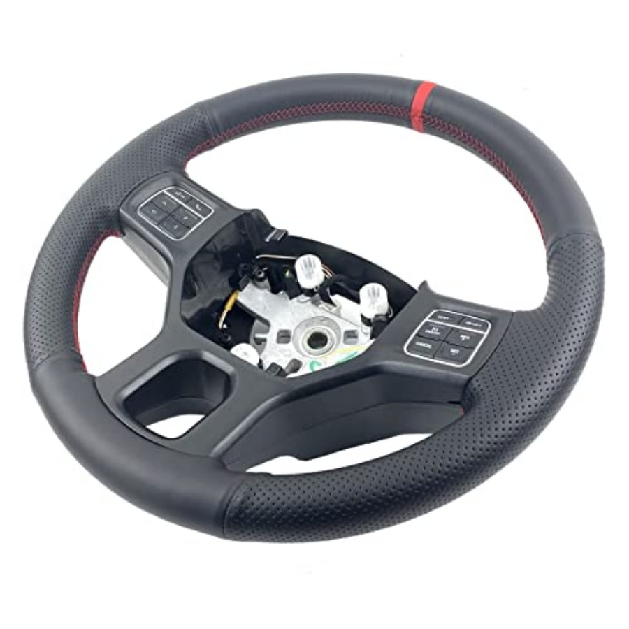 Black Side Perforated Leather  - Steering Wheel Cover recensie en prijs