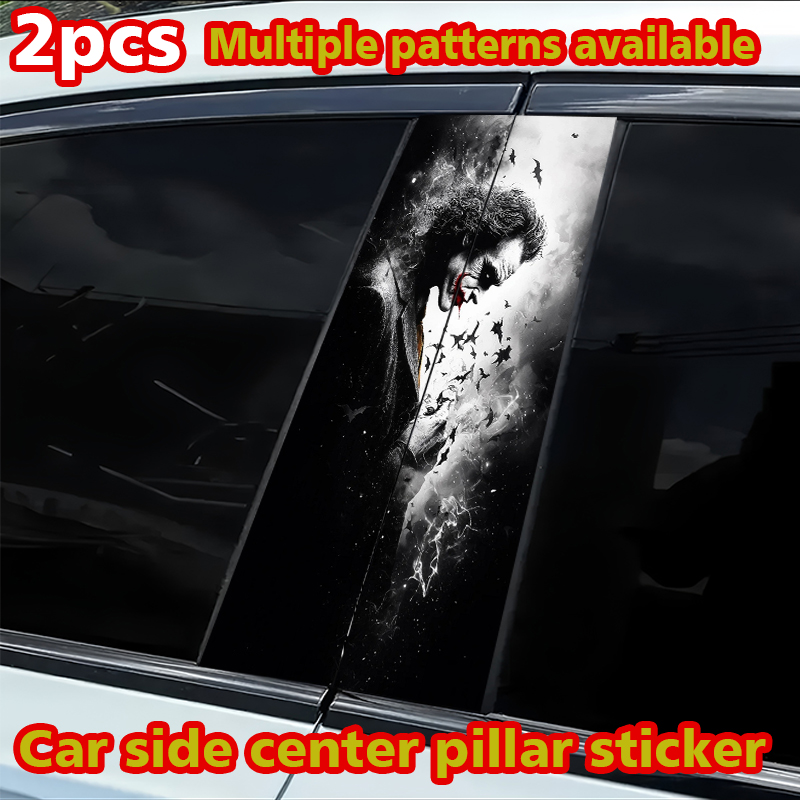 2 car center pillar stickers J - Car Accessories Joker recensie en prijs