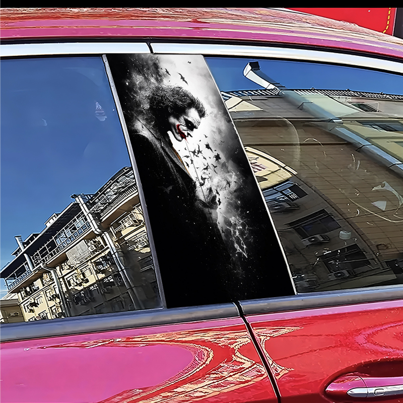 2 car center pillar stickers J - Car Accessories Joker recensie en prijs
