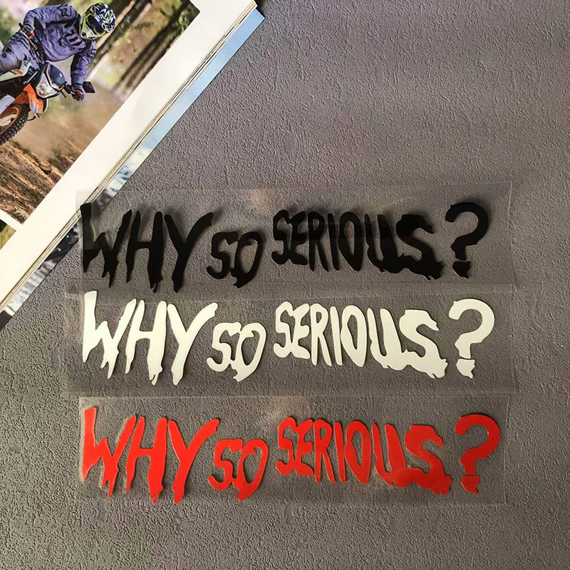 Why So Serious Decals Motorcyc - Car Accessories Joker recensie en prijs