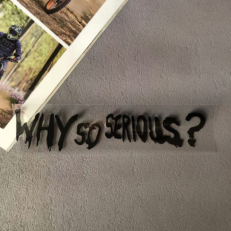 Why So Serious Decals Motorcyc - Car Accessories Joker recensie en prijs