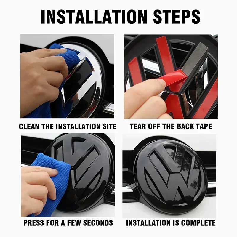 ABS 3D car front and rear badg - Car Accessories Quick Delivery recensie en prijs