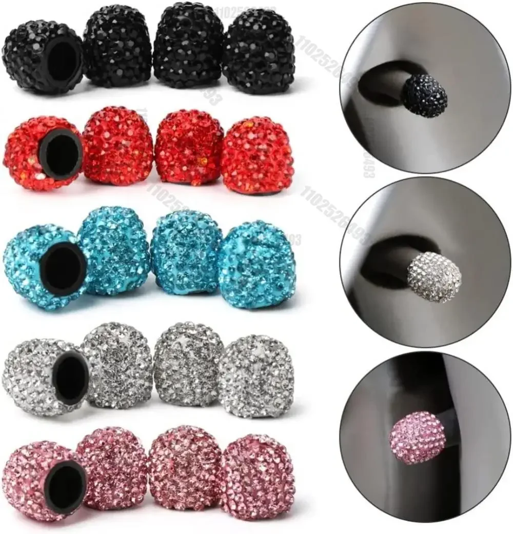 2/4PCS Diamond Car Tire Valve  - Steering Wheel Cover recensie en prijs