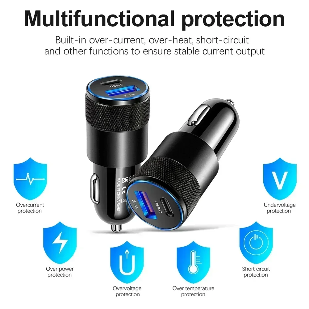 1PCS 65W USB Car Charger Quick - Car Accessories Quick Delivery recensie en prijs